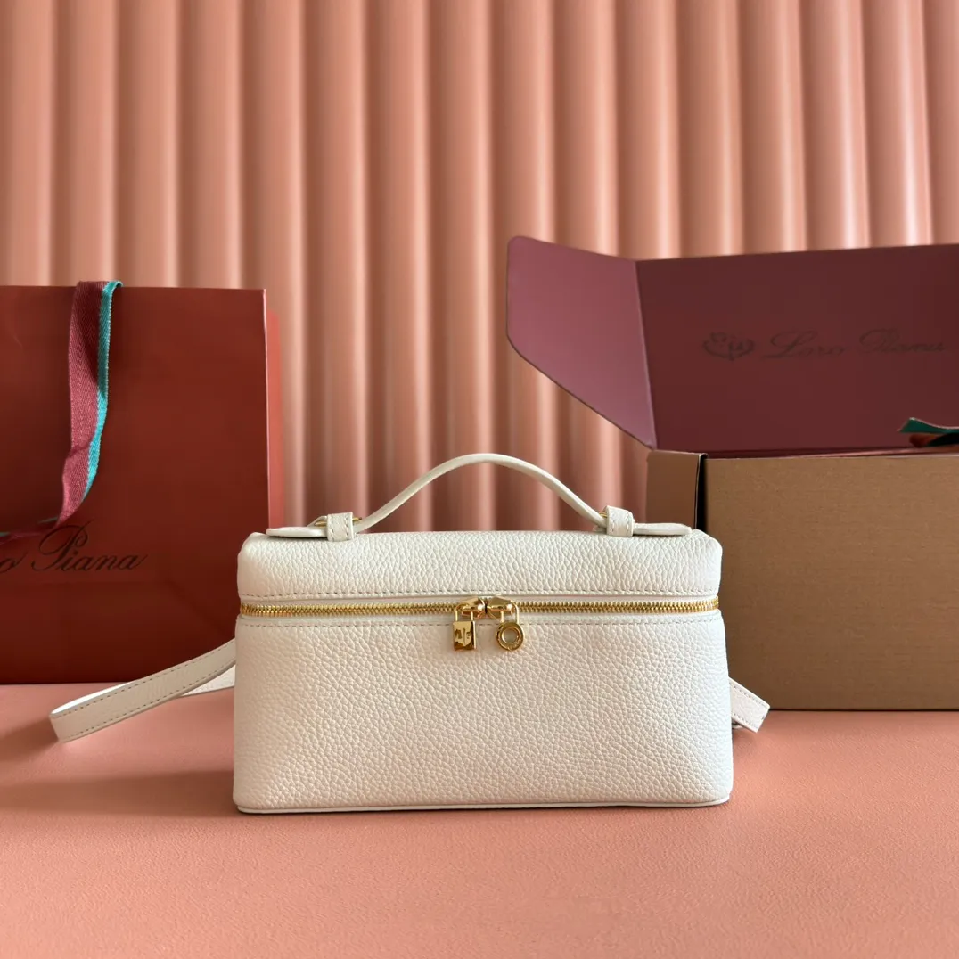 💋💋💋【Original leather configuration counter complete package】 𝐋𝐨𝐫𝐨 𝐏𝐢𝐚𝐧@ Extra pocket L19 series handbag/crossbody bag📦